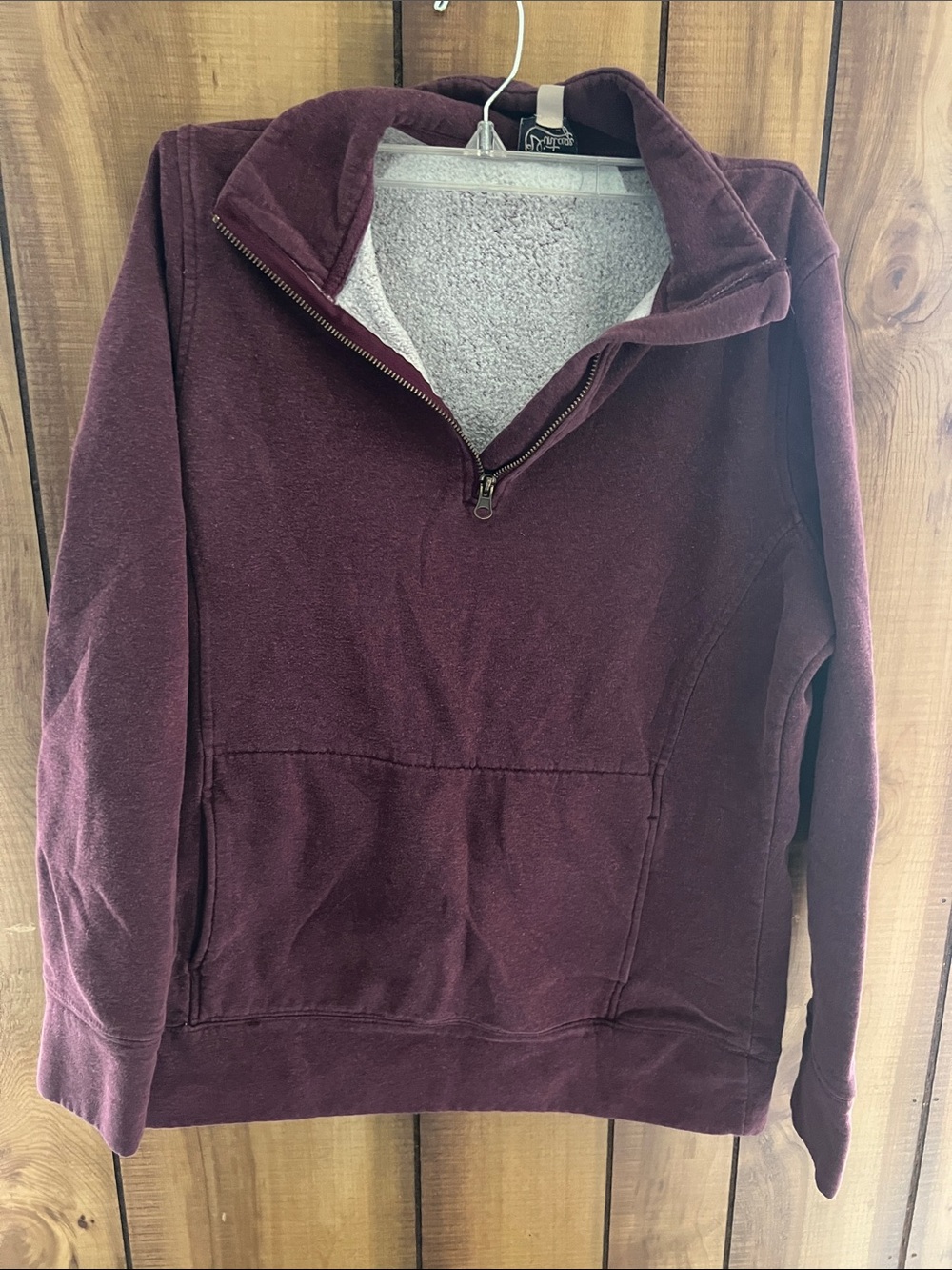 Como Vintage Plum Half-Zip Pullover